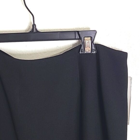 Nygard Collection Black Pencil Skirt, Slit in the Back, Lined, Size 16, NWT - Picture 5 of 12